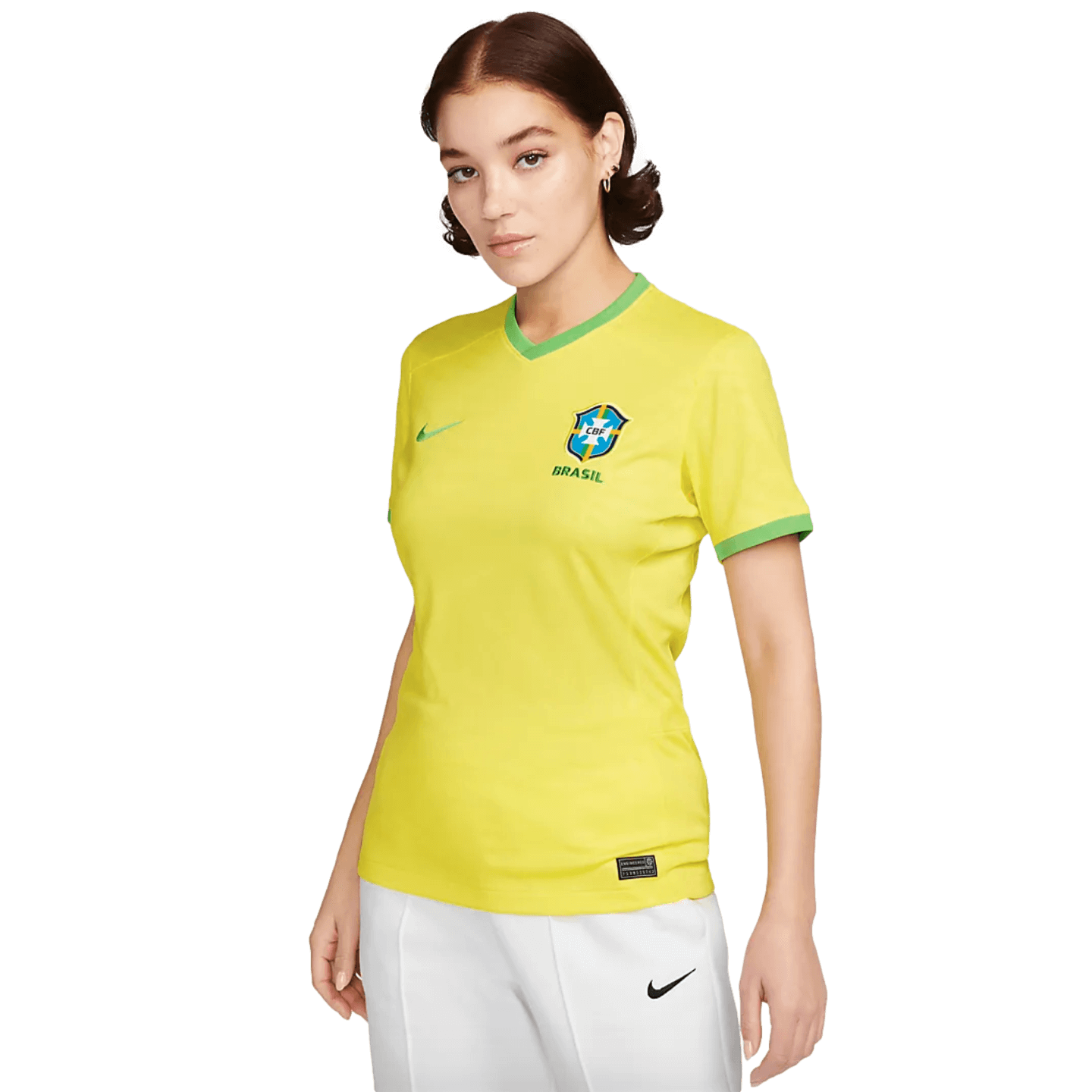 Camiseta Nike Brasil 2023 Local Mujer