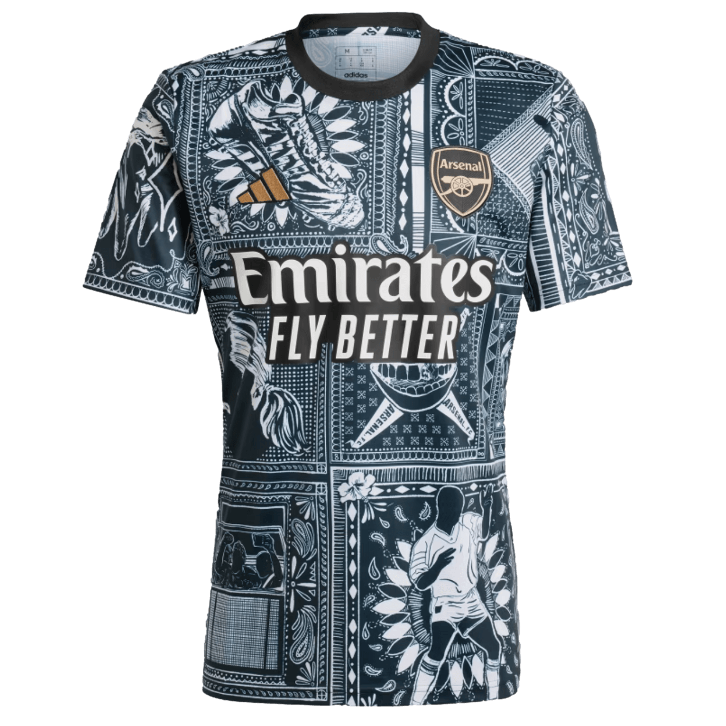 Adidas Arsenal x Ian Wright Pre-Match Jersey IQ2464