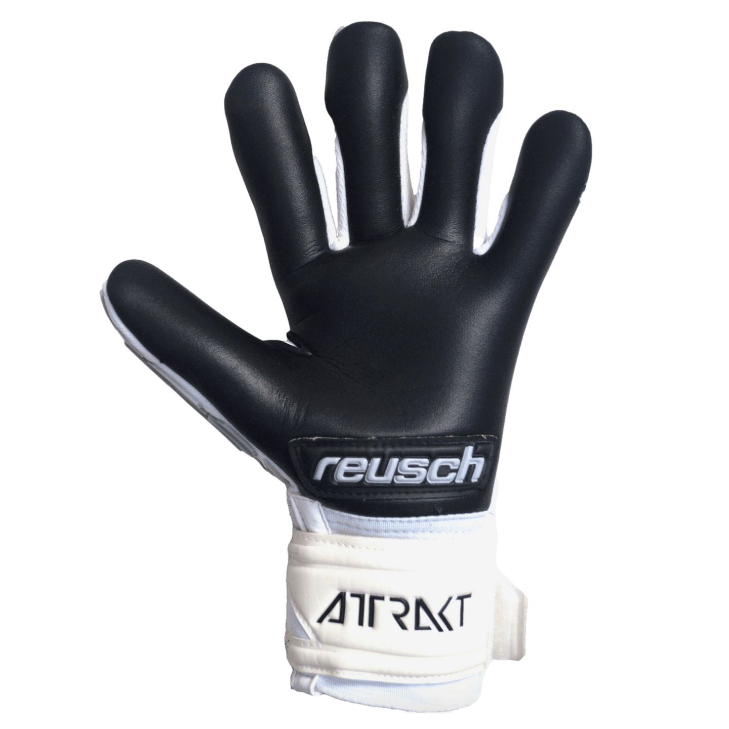 Reusch Attrakt Freegel Silver Finger Support Goalkeeper Gloves 5360230-1009