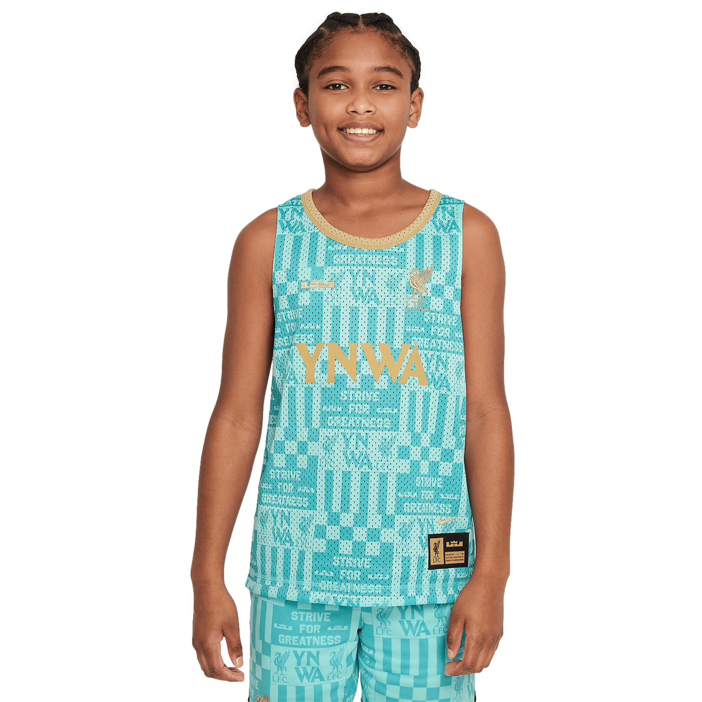 Nike Liverpool x LeBron Culture of Basketball Youth Reversible Jersey FQ4128-305