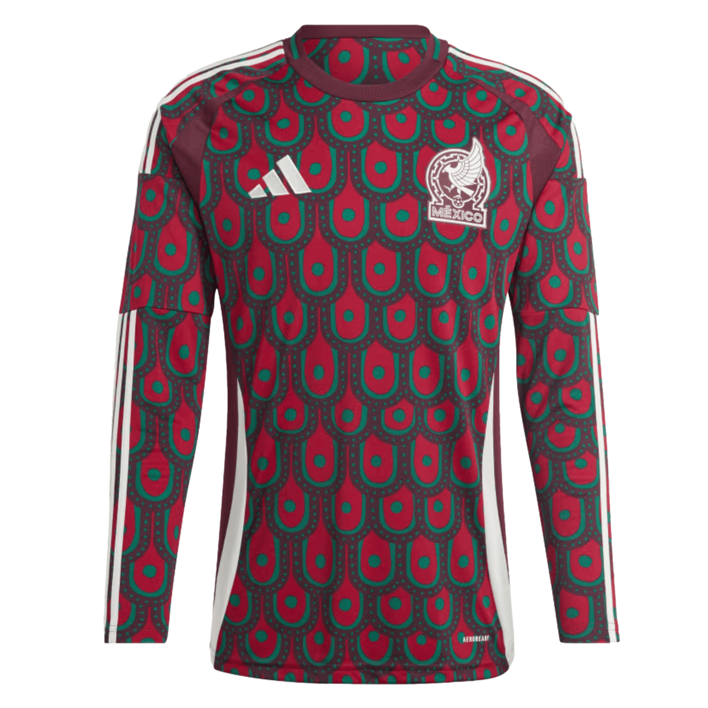 Adidas Mexico 2024 Long Sleeve Home Jersey IP6381