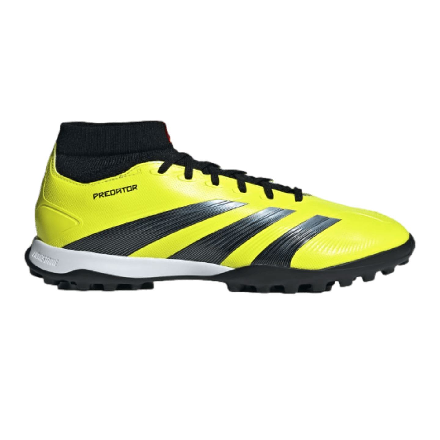 Adidas Predator League Sock TF Turf Soccer Shoes Team Solar Yellow Black 7.5