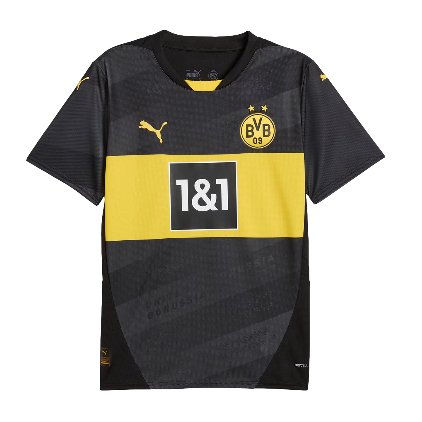 Puma Borussia Dortmund 24/25 Away Jersey Soccer 774956-02 Black
