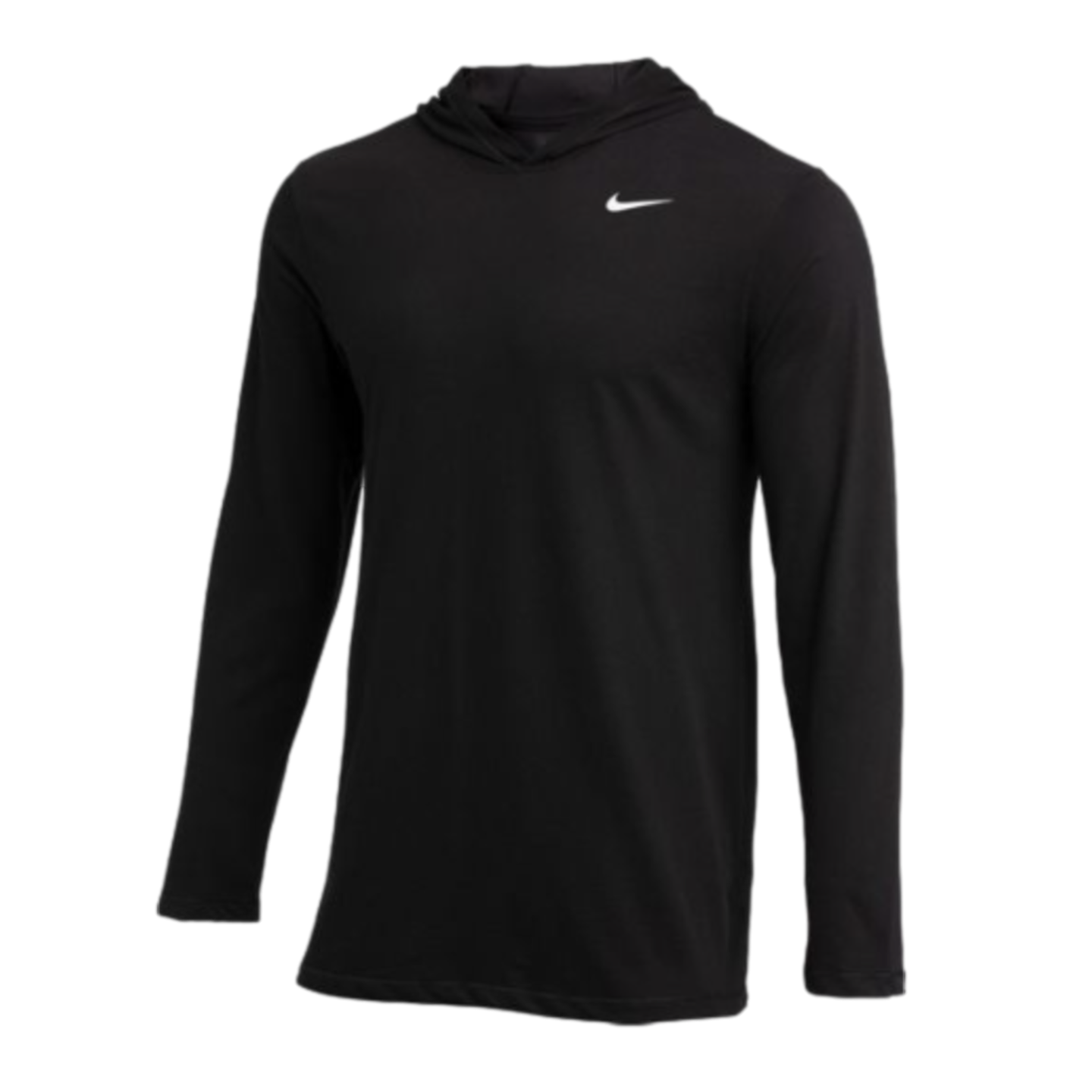 Nike Dri FIT Hooded Long Sleeve Tee Soccer CJ1696 010 Black