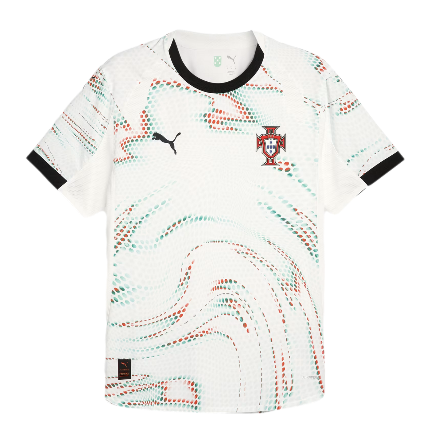 Puma Portugal 2025 Authentic Away Jersey Soccer 780769-04 White Puma Portugal 2025 Authentic Away Jersey Soccer 780769-04 White