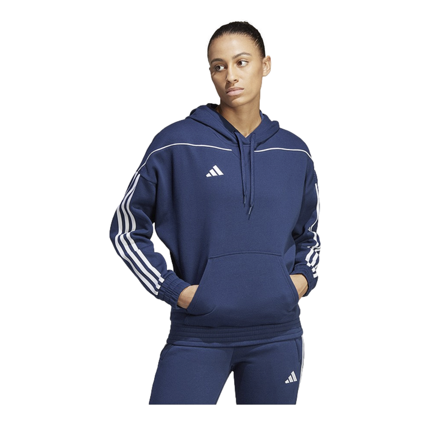 トップス VALLAD 23HOODIE NAVY Adidas Tiro 23 League Womens Sweat Hoodie Soccer HS3602 Navy Blue