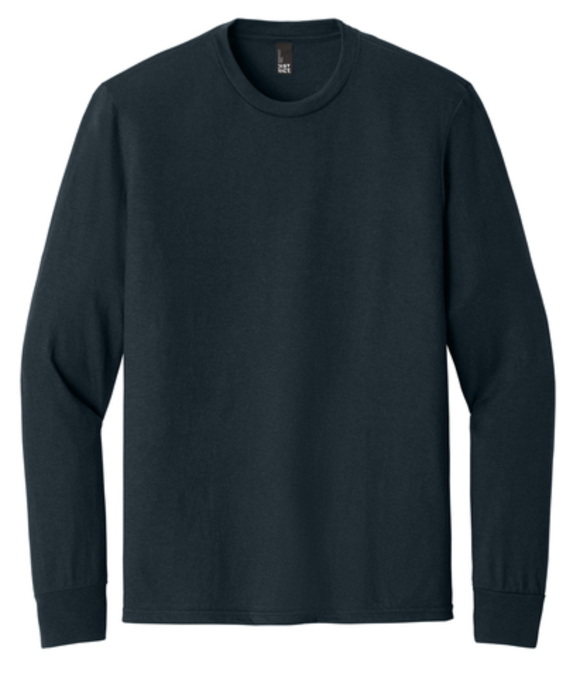 District Youth Perfect Tri Long Sleeve Tee - Navy
