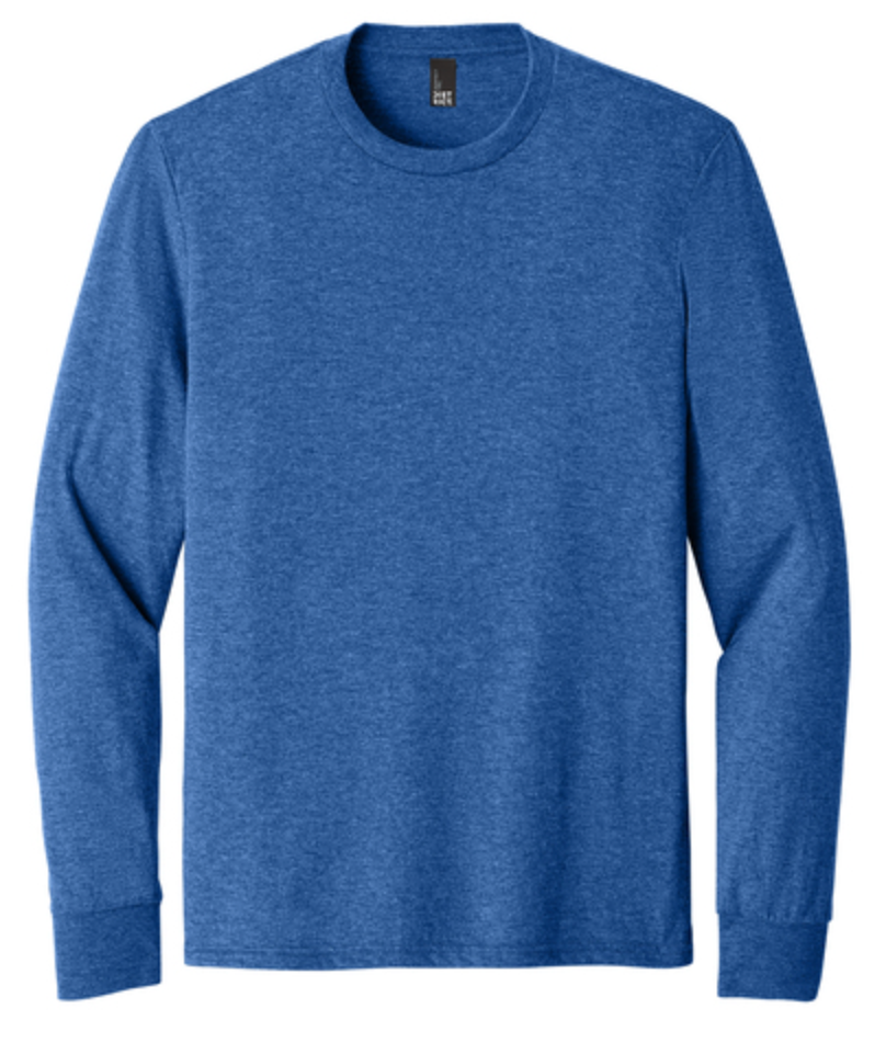 District Youth Perfect Tri Long Sleeve Tee - Royal