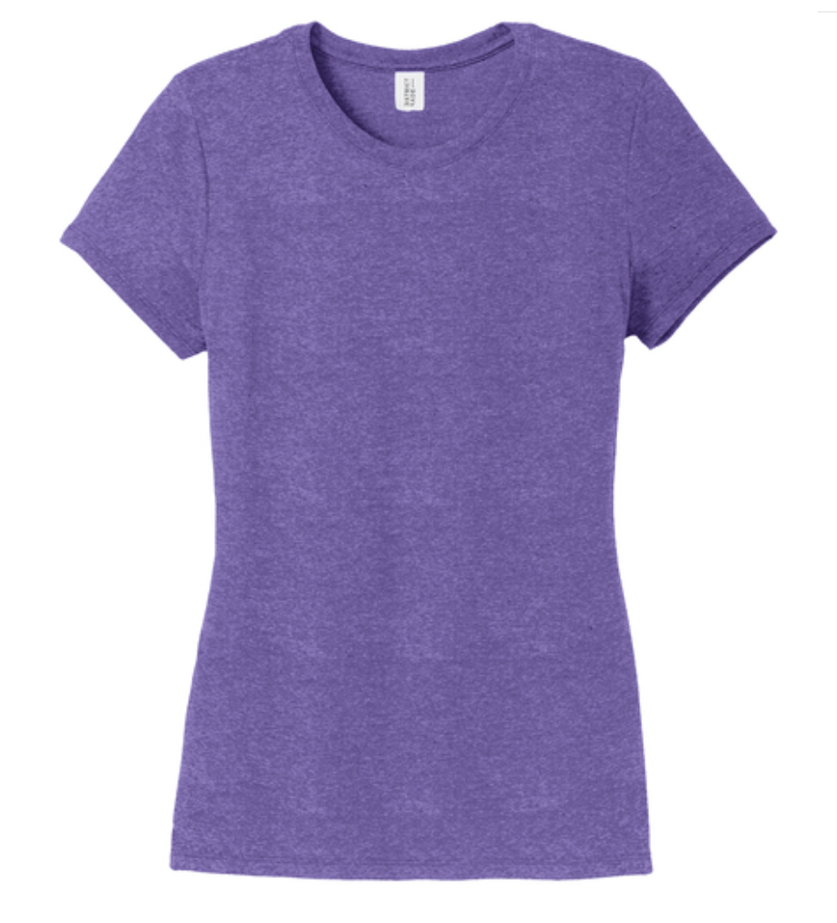 District Women's Perfect Tri Tee - Purple Frost