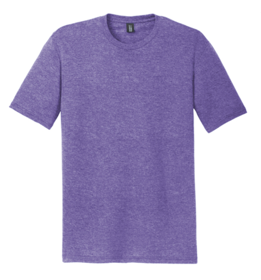 District Perfect Tri Tee Men's - Purple Frost