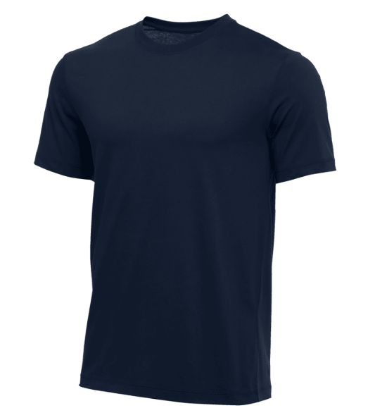 Nike Youth Cotton Crew Tee - Navy Blue CJ1781-419