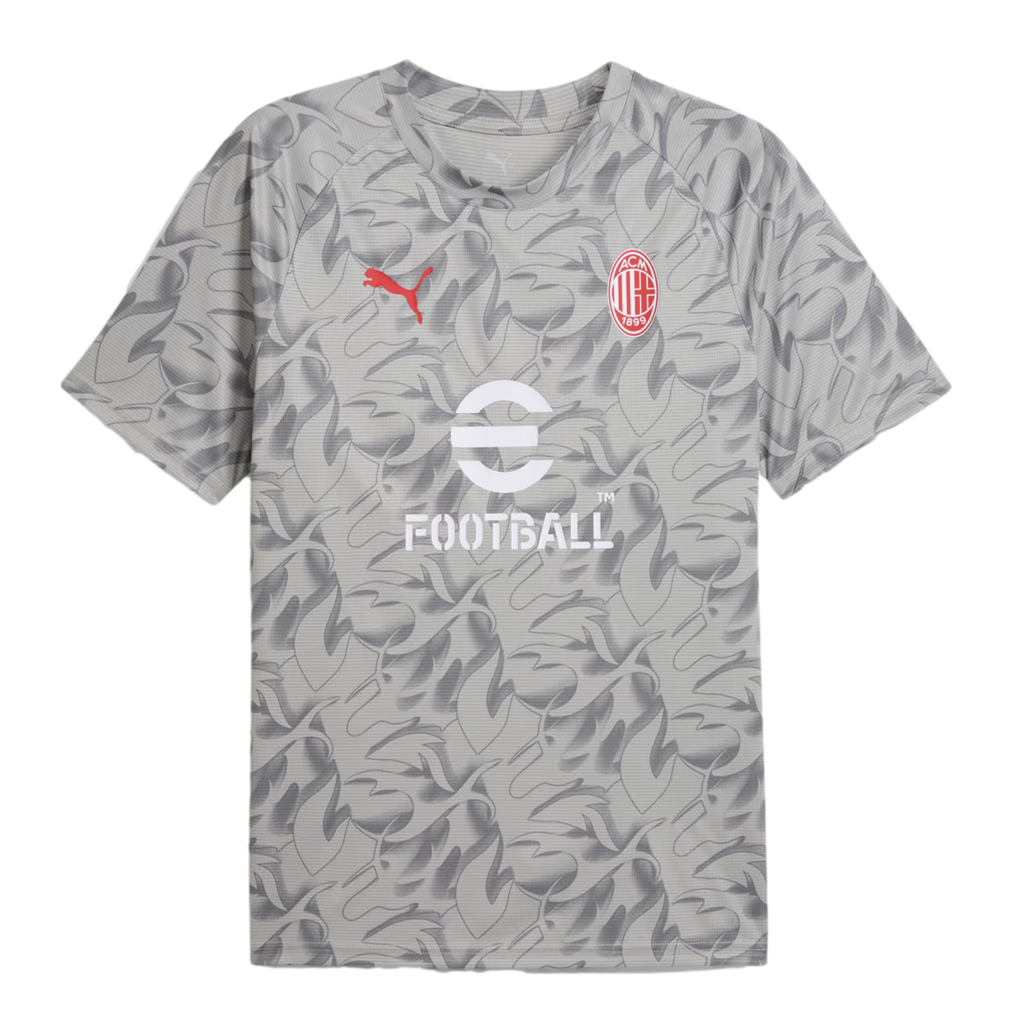 Puma AC Milan Warm Up Jersey Soccer 782388-13 Grey