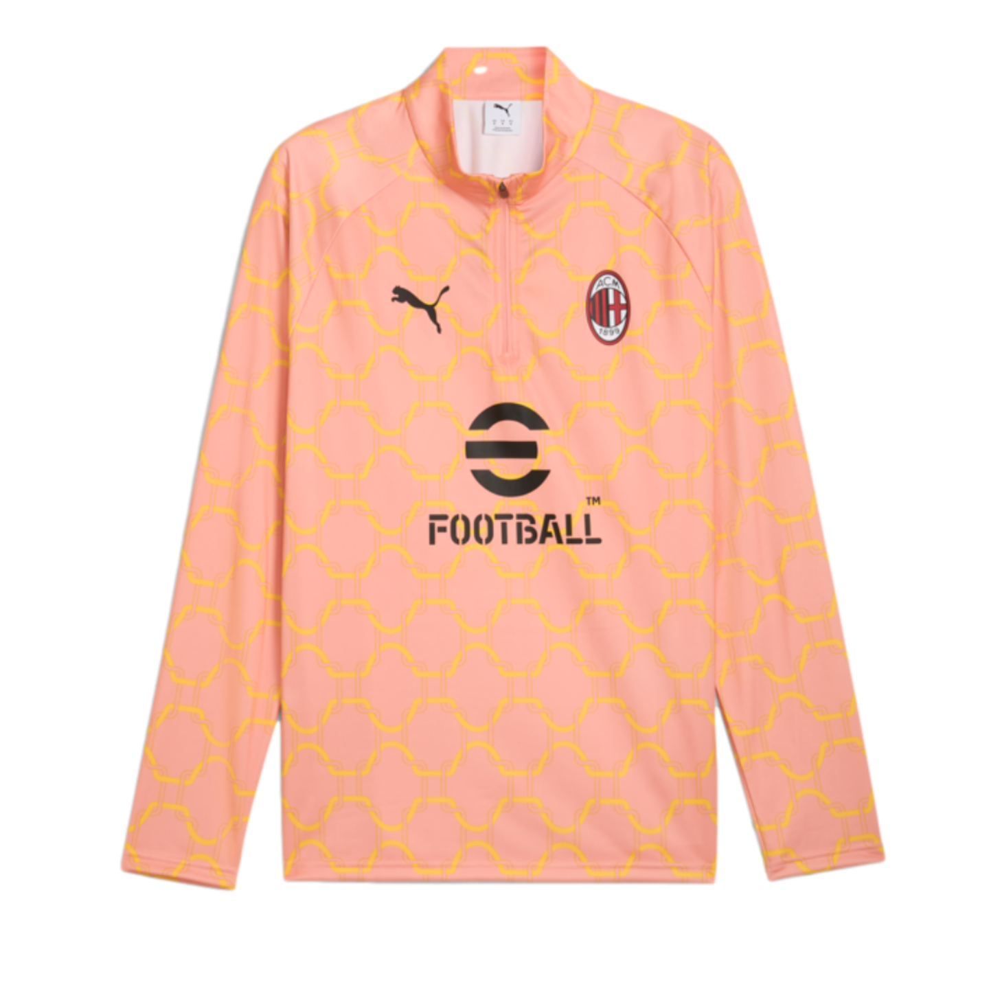 Puma AC Milan Warm Up 1/4 Zip Top Soccer 782391-14 Pink Puma AC Milan Warm Up 1/4 Zip Top Soccer 782391-14 Pink