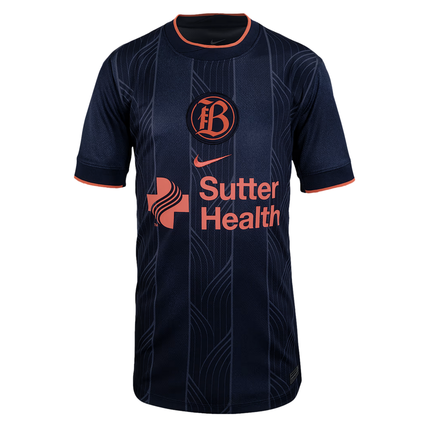 Nike Bay FC 2025 Youth Home Jersey Soccer J000604-SFFC Navy Blue