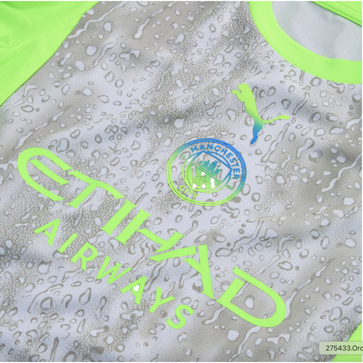 Puma Manchester City 25/26 Youth Third Jersey 780365-03