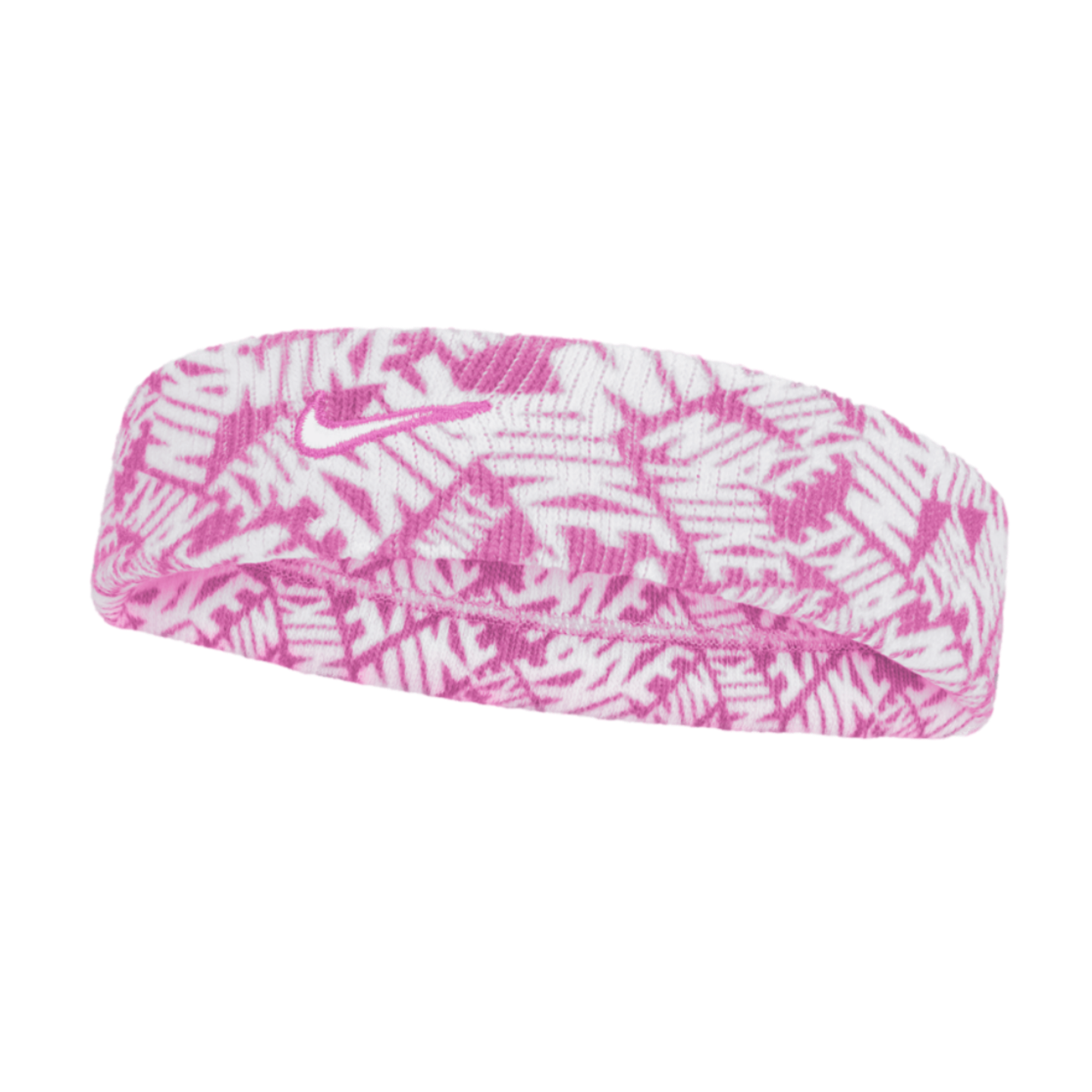 nike swoosh headband pink