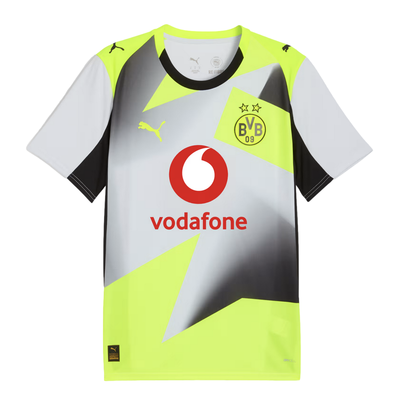 Puma Borussia Dortmund 25/26 Away Jersey Soccer 780104-02 Yellow
