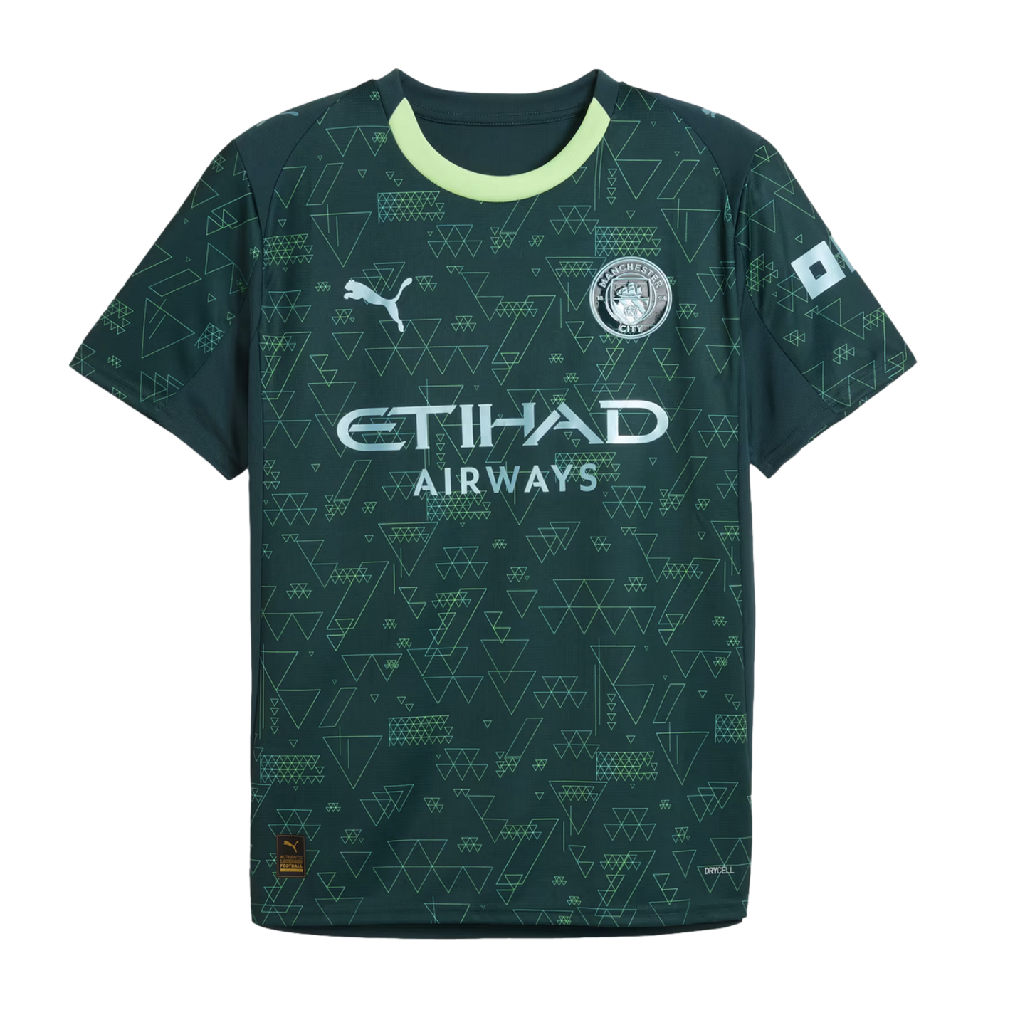 Puma Manchester City 25/26 Fourth Jersey Soccer 782692-04 Green
