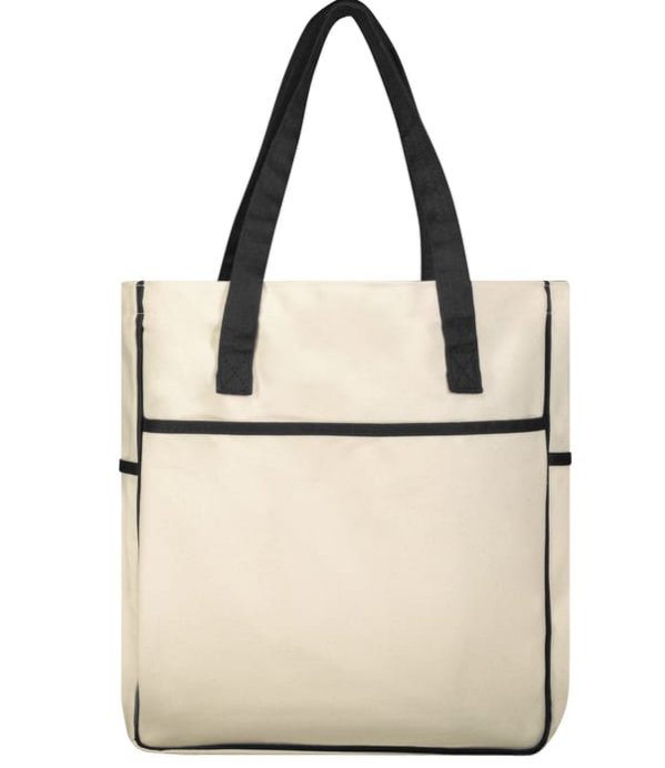 Court Tote - Natural / Black