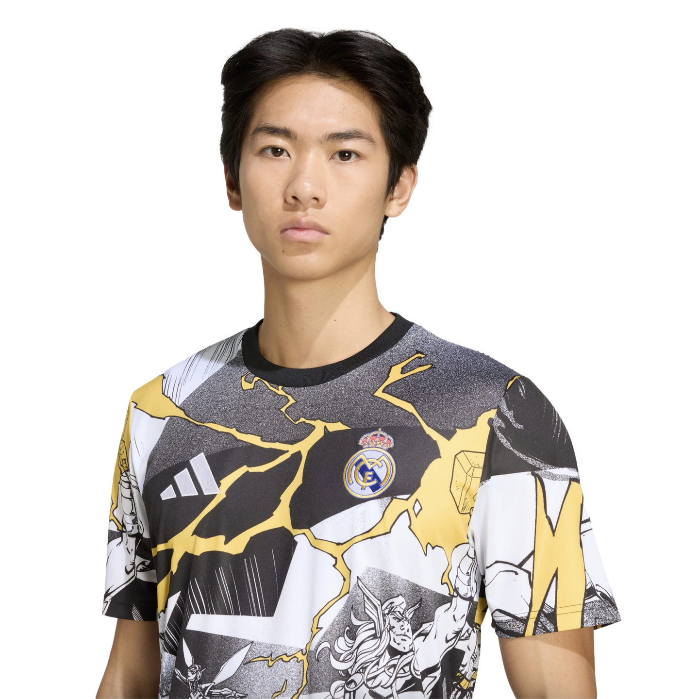 Adidas Real Madrid x Marvel x All Blacks Pre-Match Jersey