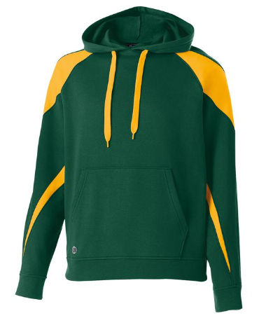 Holloway Prospect Adult Hoodie - Forest/Light Gold