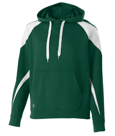 Holloway Prospect Adult Hoodie - Forest Green/White