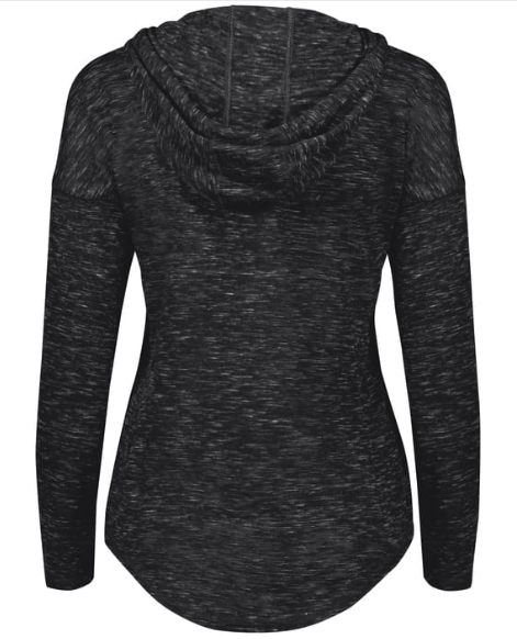Holloway Ladies Monterey Hoodie - Black Heather