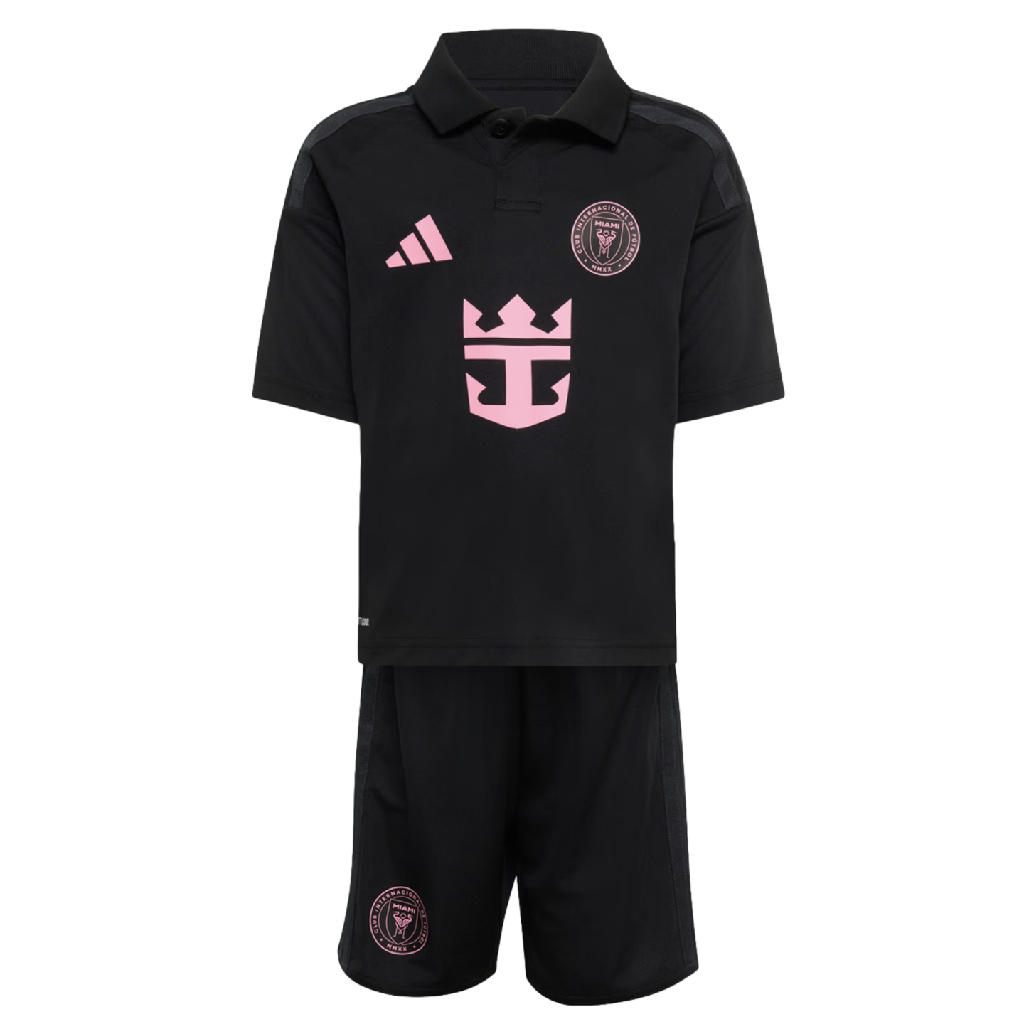 20ss＊Y’s PINK バックフラップ ブラック バンドカラーシャツ 2 黒 Inter Miami 26/27 Messi Toddler Away Mini Kit Soccer KH2044 Black