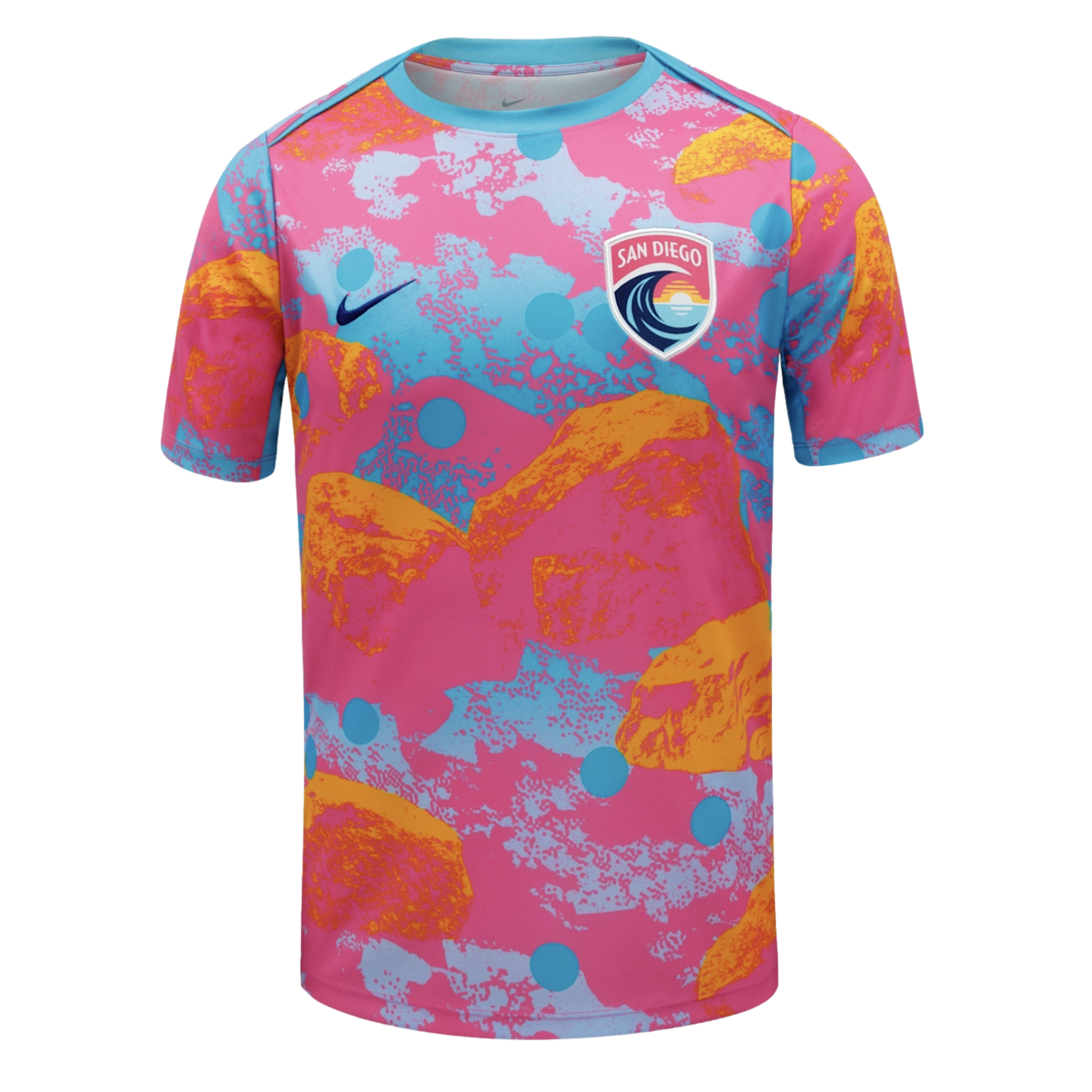 San Diego Wave Pre-Match Jersey Soccer N000167-SDWF Pink