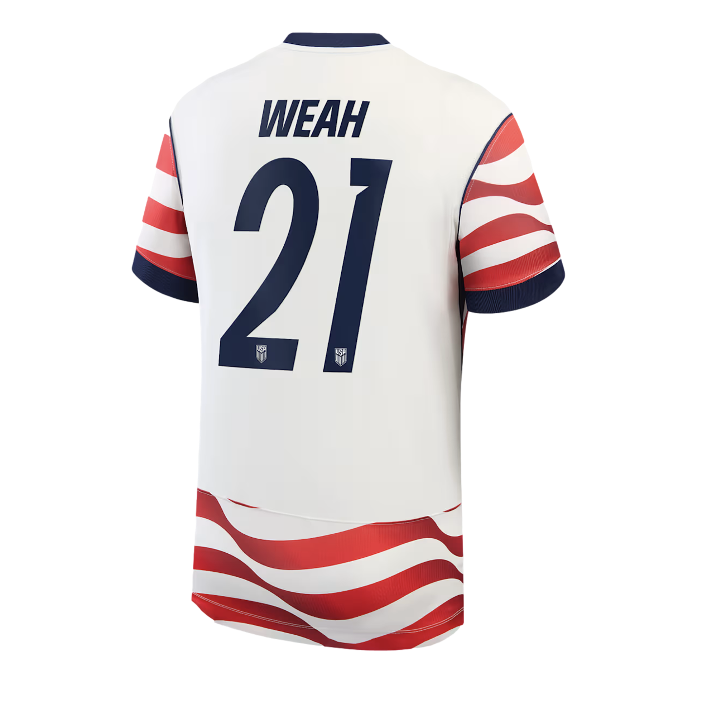 Nike USA 2026 Weah #21 Home Jersey