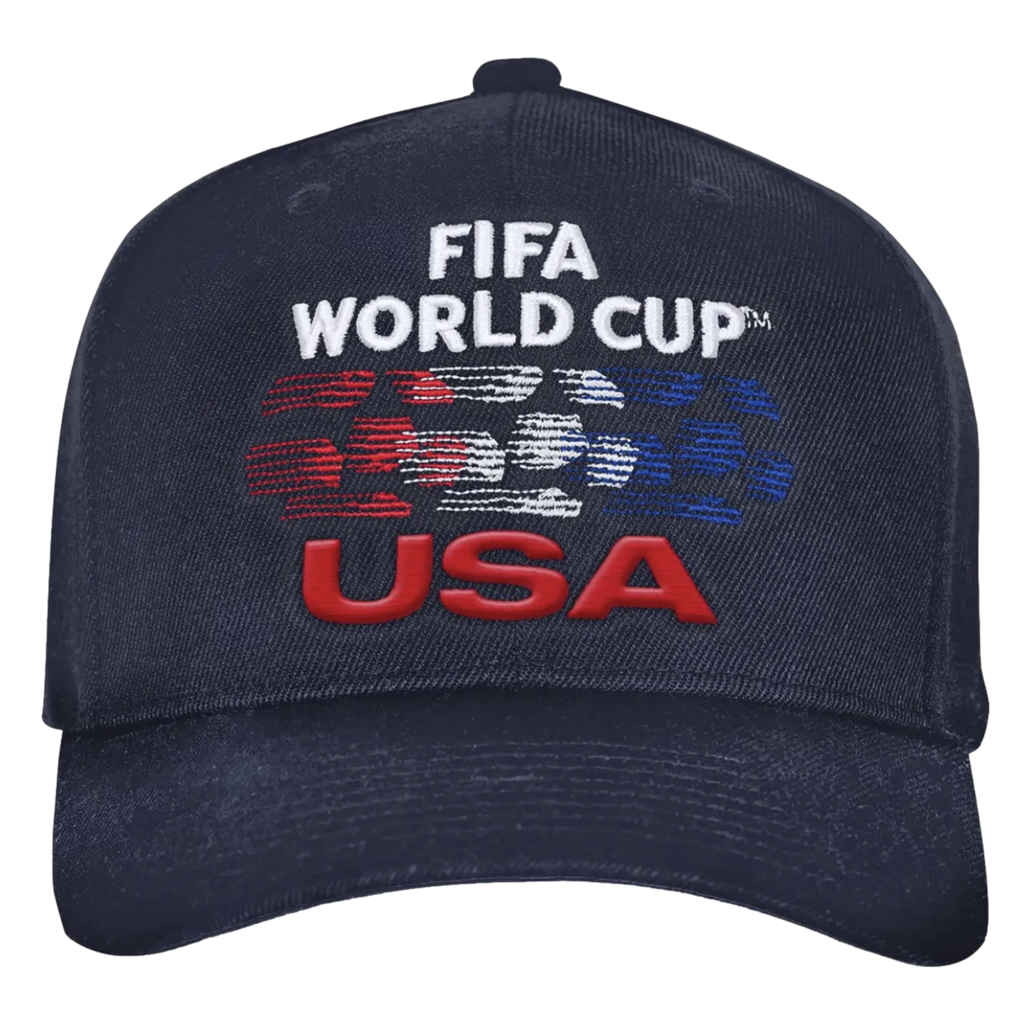 World Cup 2026 USA Flatbrim Snapback Hat Soccer 9KIMOSDXL-USA Navy