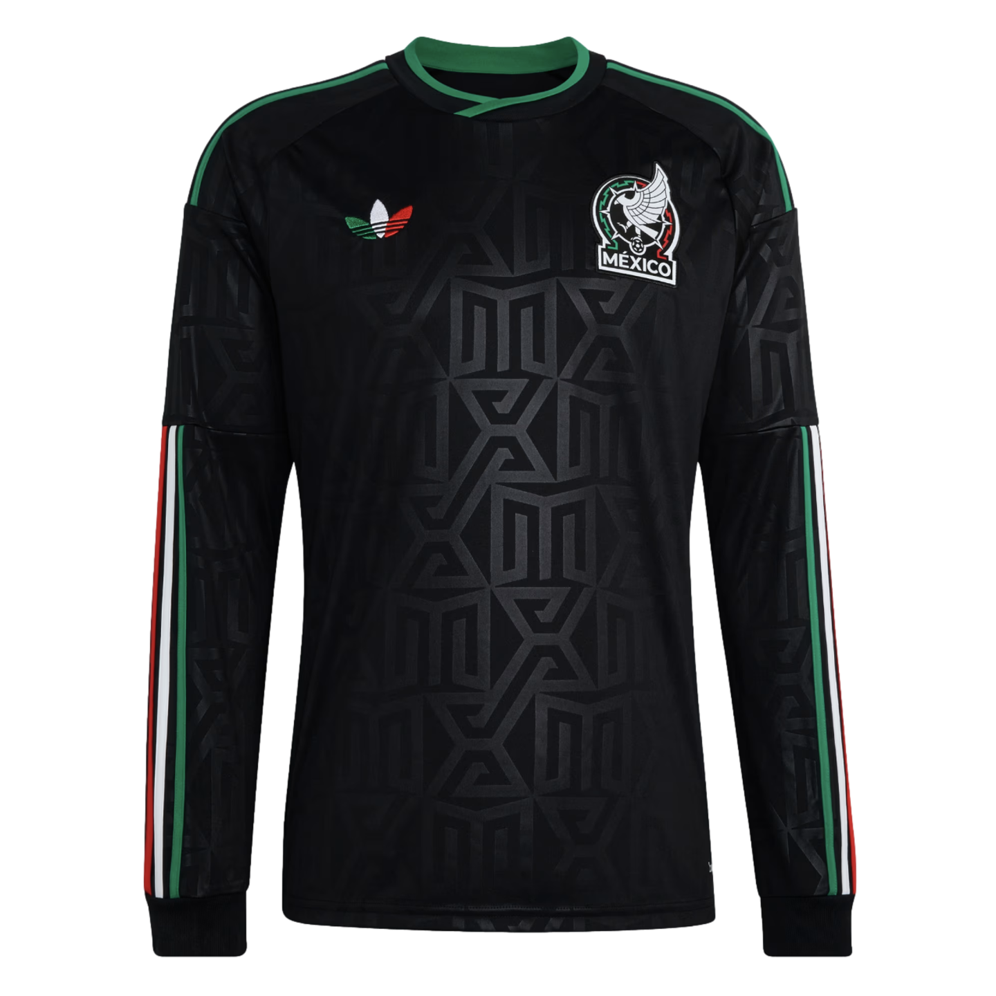 Mexico 2026 Long Sleeve Third Jersey Soccer KA3988 Black