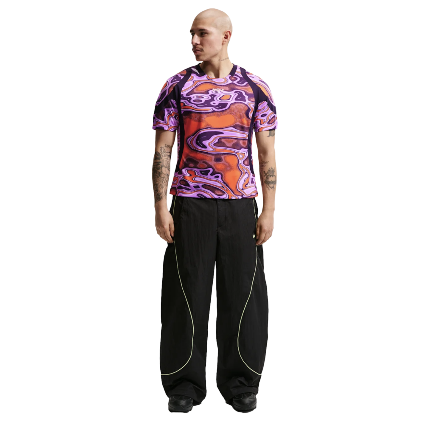 Nike フリルリメイクアメフトシャツ Nike Project F.R.O.G. Liquify Jersey Soccer IF4247-803 Orange