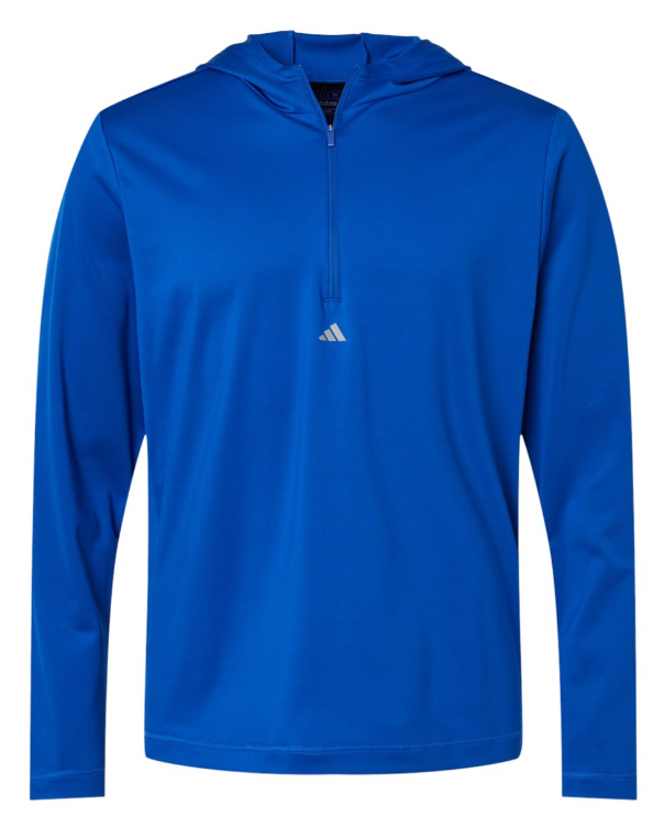 Men's Lightweight 1/4 Zip Hooded Pullover - Royal Royal