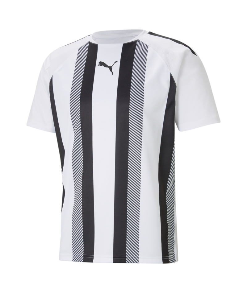 Puma Youth TeamLiga 25 Stripe Jersey - White/Black