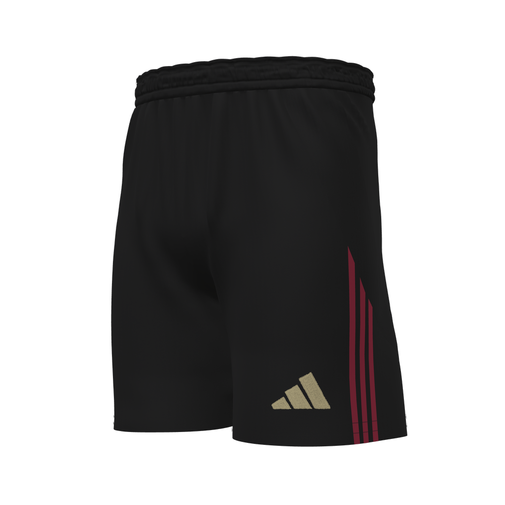 Tiro 24 Custom Short Red Star Youth - Black