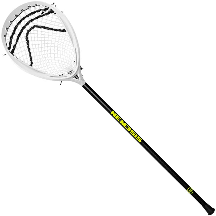 Warrior Nemesis Complete Goalie Lacrosse Stick- White