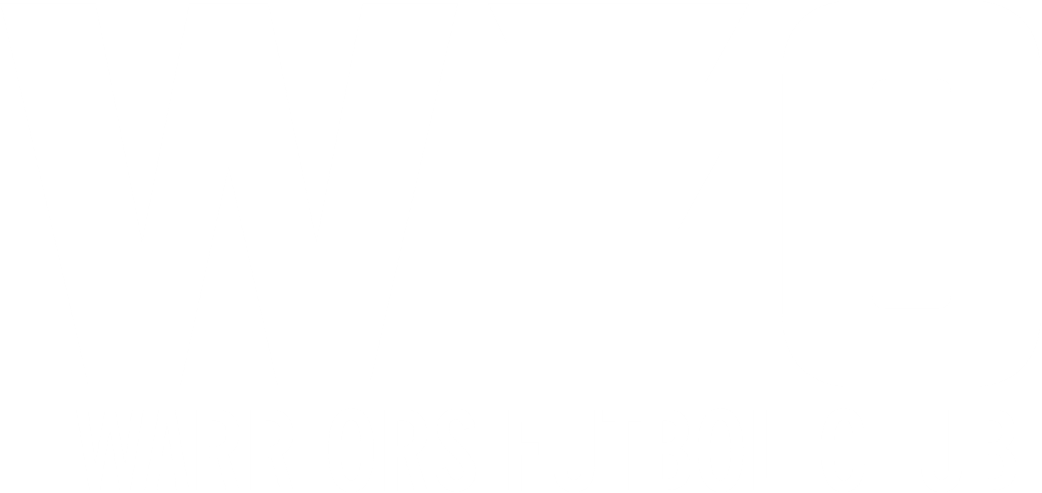 A logo with large white initials "WFC" above the words "WARRIORS FUTBOL CLUB" on a black background.