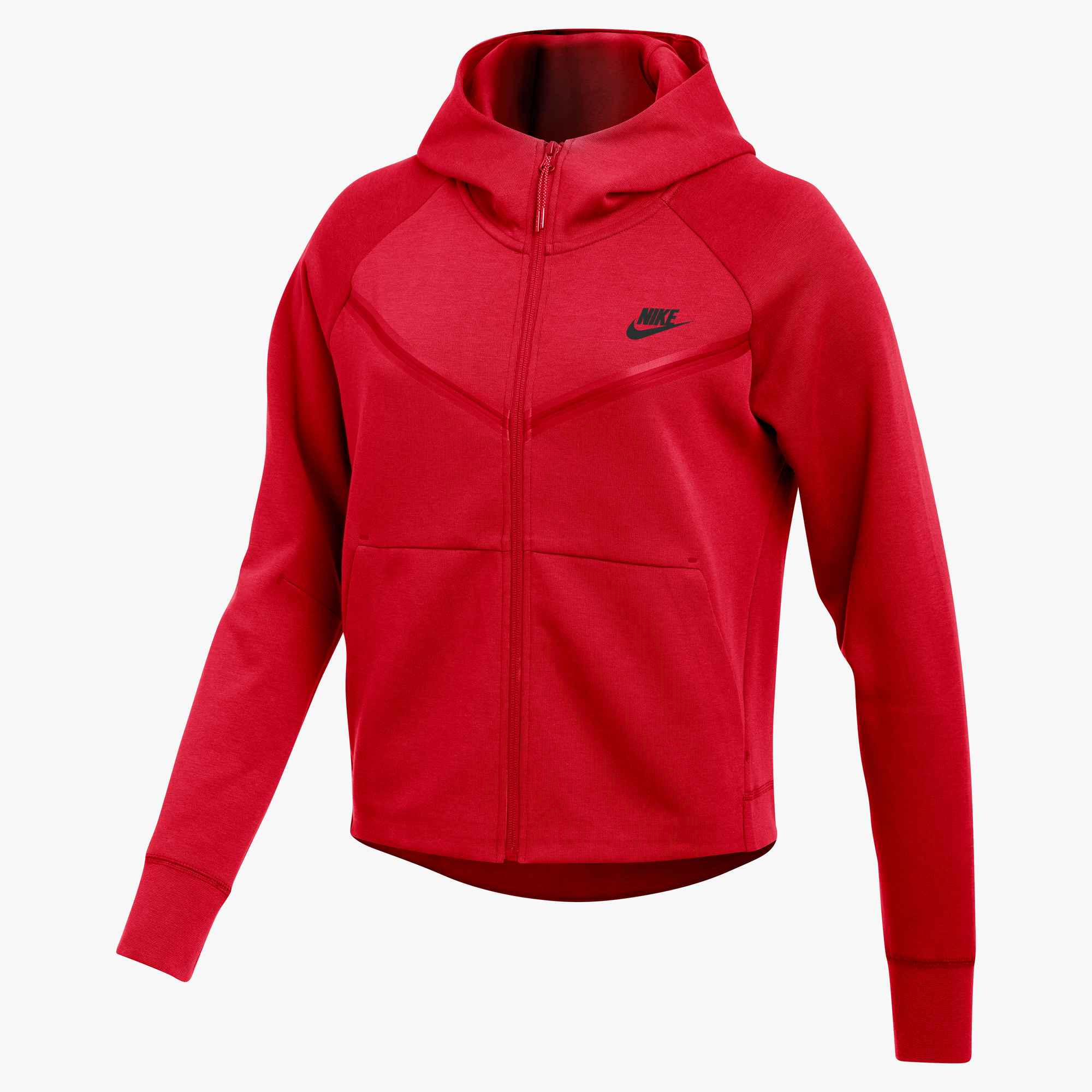 Nike Tech Fleece Windrunner Womens Full Zip Hoodie - Red