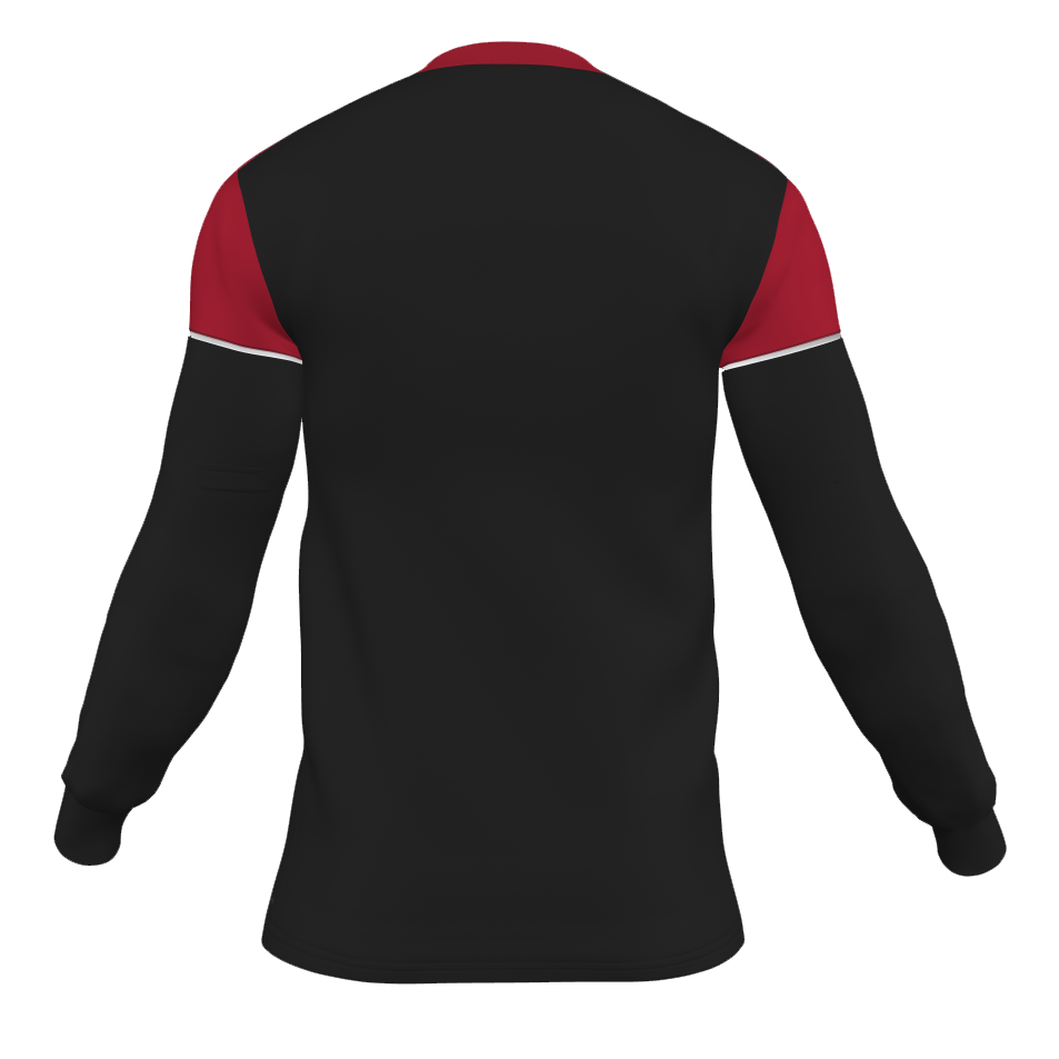 adidas mi Squadra 17 L/S Jersey (56ERS) - Black/Red DN9384-56ERS