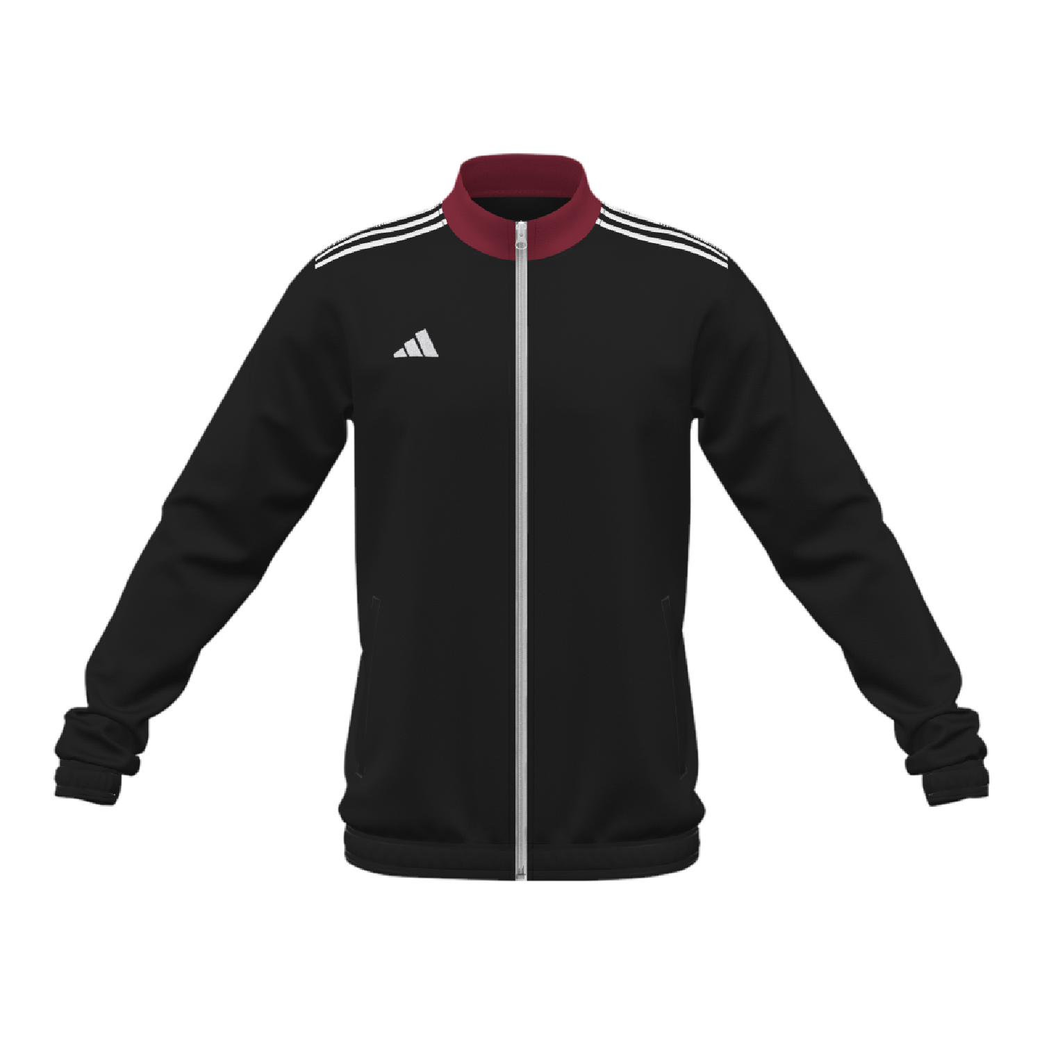 adidas miTeam Entrada 22 Jacket (56ERS) - Black/Red IA0416-56ERS