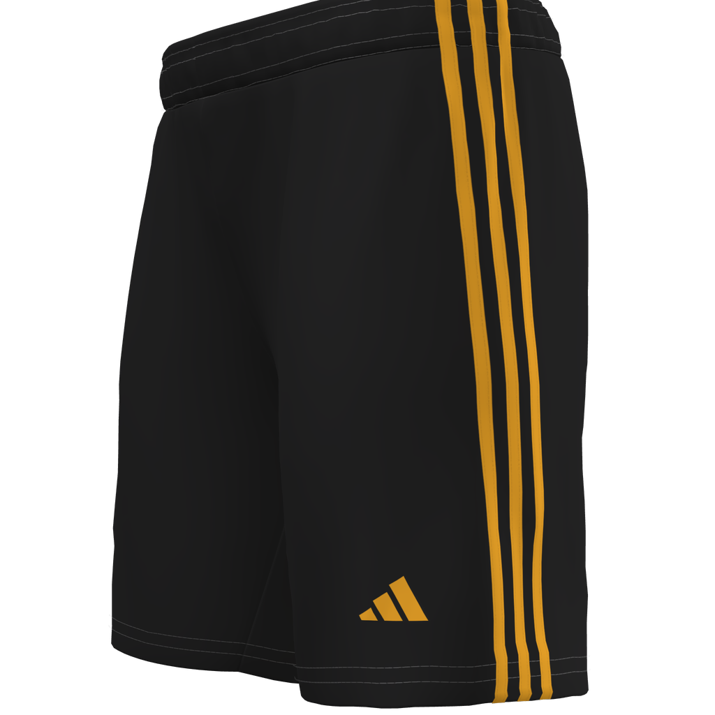 adidas Youth Custom Graphic 25 Short Castro Valley SC - Black/Gold