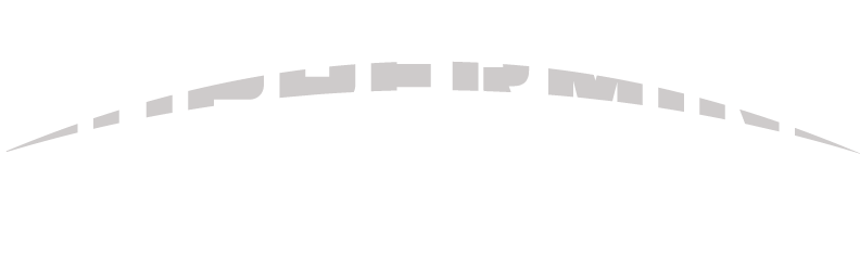 A white and grey Coppermine Soccer logo featuring the word "COPPERMINE" in large block letters with a thin grey curved line across the center and the word "SOCCER" below, set against a black background.