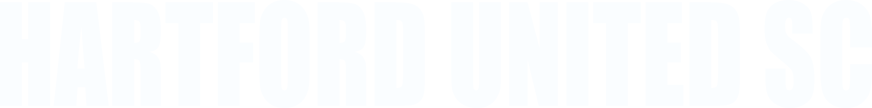 A white logo for HU7 - Hartford United, featuring the text "HARTFORD UNITED SC" in bold, all-caps white lettering.