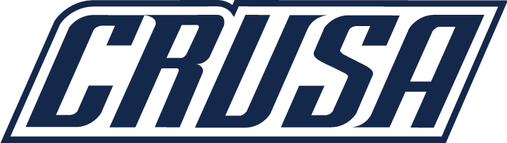 A navy blue logo featuring the word "CRUSA" in a bold, italicized font, as specified in the product title CRU8 - CRUSA "CRUSA Text" FULL Navy.