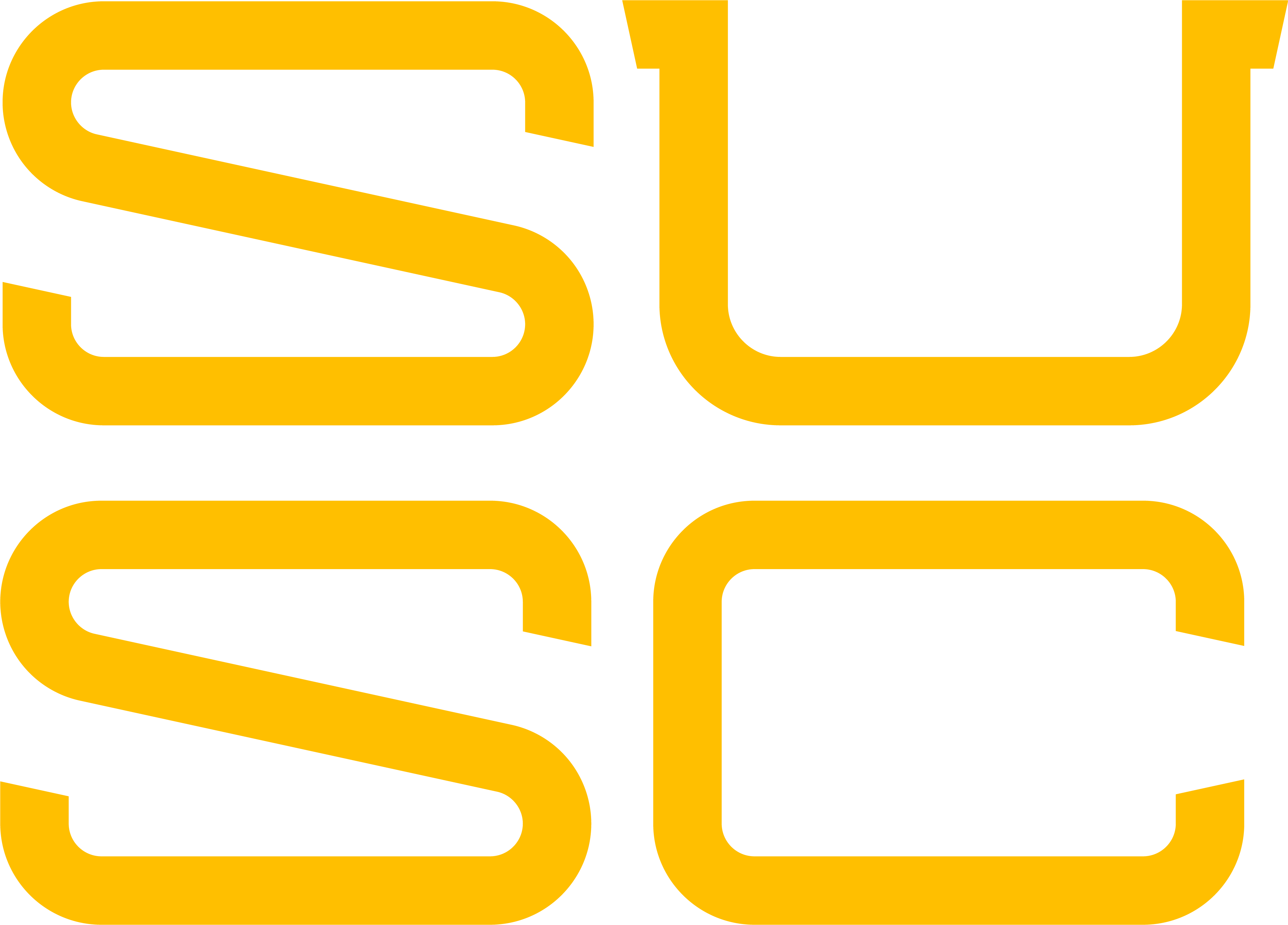 A stylized yellow SUSC text logo featuring the letters S, U, S, and C arranged in a 2x2 square grid.