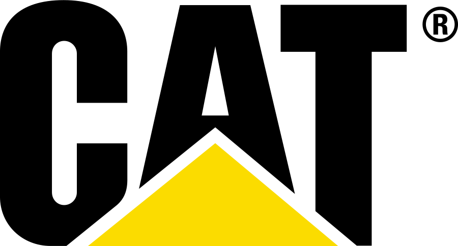 CIU "CAT" PP - CIU4: Caterpillar logo featuring the word "CAT" in bold black letters with a yellow triangle positioned beneath the letter "A".