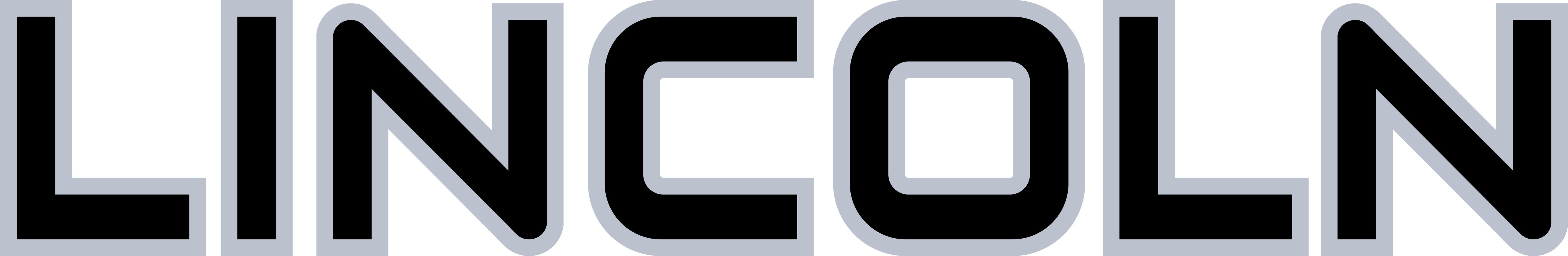 The LINCOLN YSC TEXT logo, featuring the word "LINCOLN" in bold black block letters with a silver outline.
