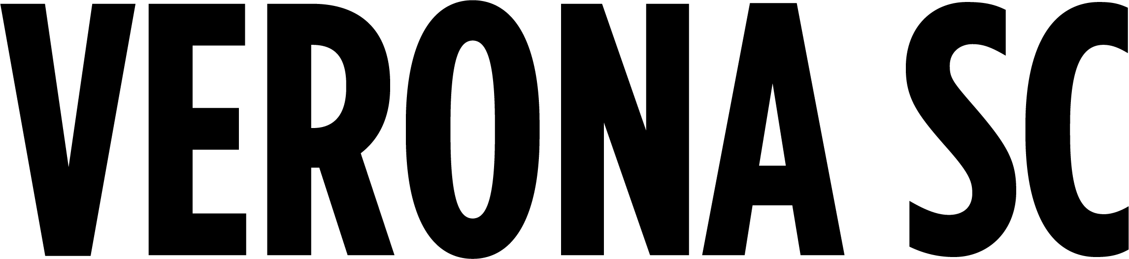 The word "VERONA SC" in a bold, black, uppercase sans-serif font.