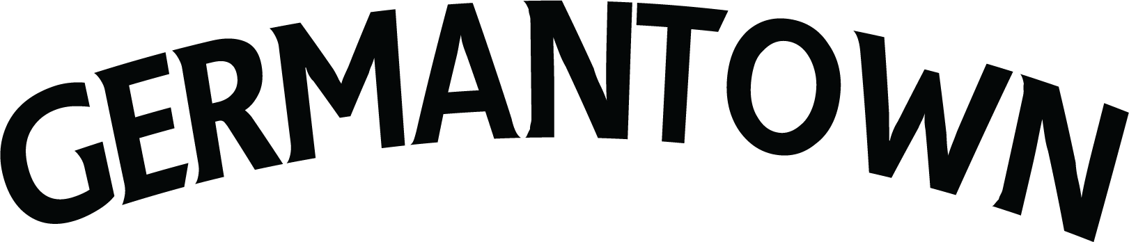 The word "GERMANTOWN" in a bold, black, arched font.